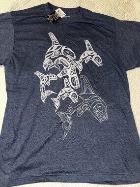 Native Northwest - Orca Shirt - L - NEW